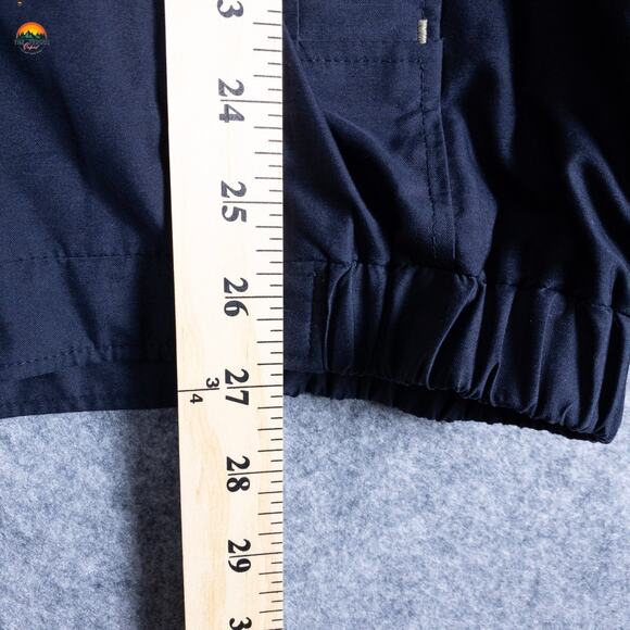 Claiborne Bomber Jacket Tan Blue Long Sleeve Full-Zip Jogger Men's Size Large - Picture 6 of 15